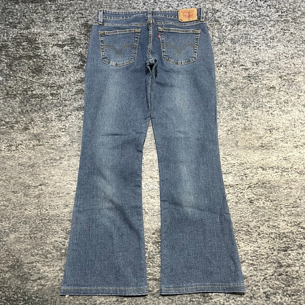 Levi's 518 Jeans Womens 7M 31x30 Vintage Y2K SuperLow Rise Stretch Bootcut Flare